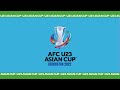 Afc u23 asian cup 2022 tv openingintro