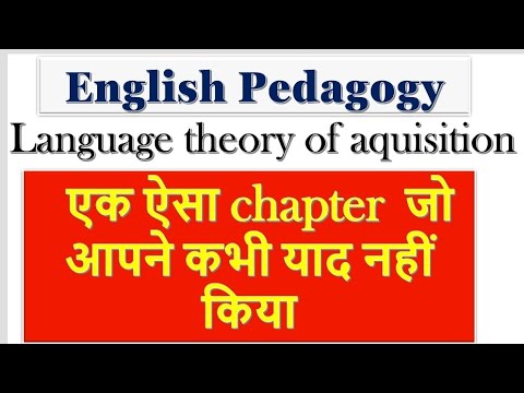 Language theory of acquisition in Ctet pedagogy , practice of CTET ...