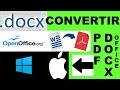 Comment convertir documents pdf  doc x simplement 