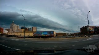 03-27-2021 Greensboro, NC - Incredible Shelf Cloud and Severe Storms