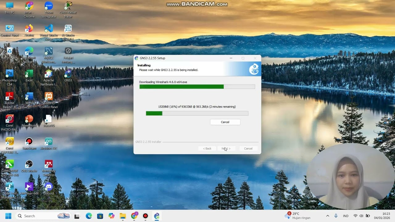 Tugas UAS Jaringan Komputer Lanjut [Install GNS3 Simulator]