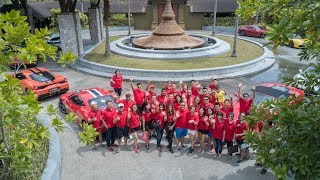 The ferrari owners' club malaysia embark on a marathon seven-day drive
through malaysia's central and northern peninsula, into isthmus of
thailand, a...