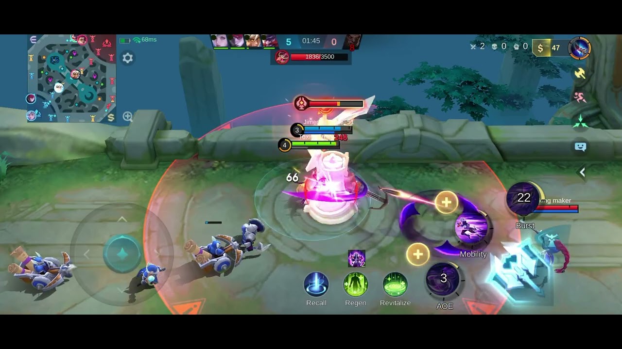 Moba legend first game 🎮 