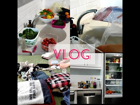 Sessiz  Vlog | Buzdolabımı Düzenliyorum | Bitmek Bilmeyen Çamaşırlar |Nefis Kurabiye