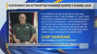 Escambia Co. Sheriff, Northwest Florida PBA call for judge to halt release of attempted murder suspe