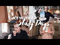 Study Days: new year, makeup routine, baking at home