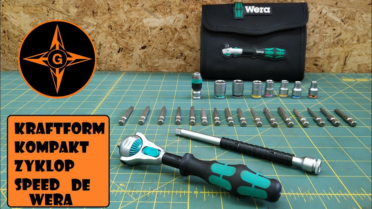 WERA Kraftform Kompakt Zyklop Speed ,LA CARRACA MULTIUSOS DE WERA EN  ESPAÑOL / GINESSOT / 