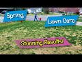 Spring Lawn Care Stunning Results