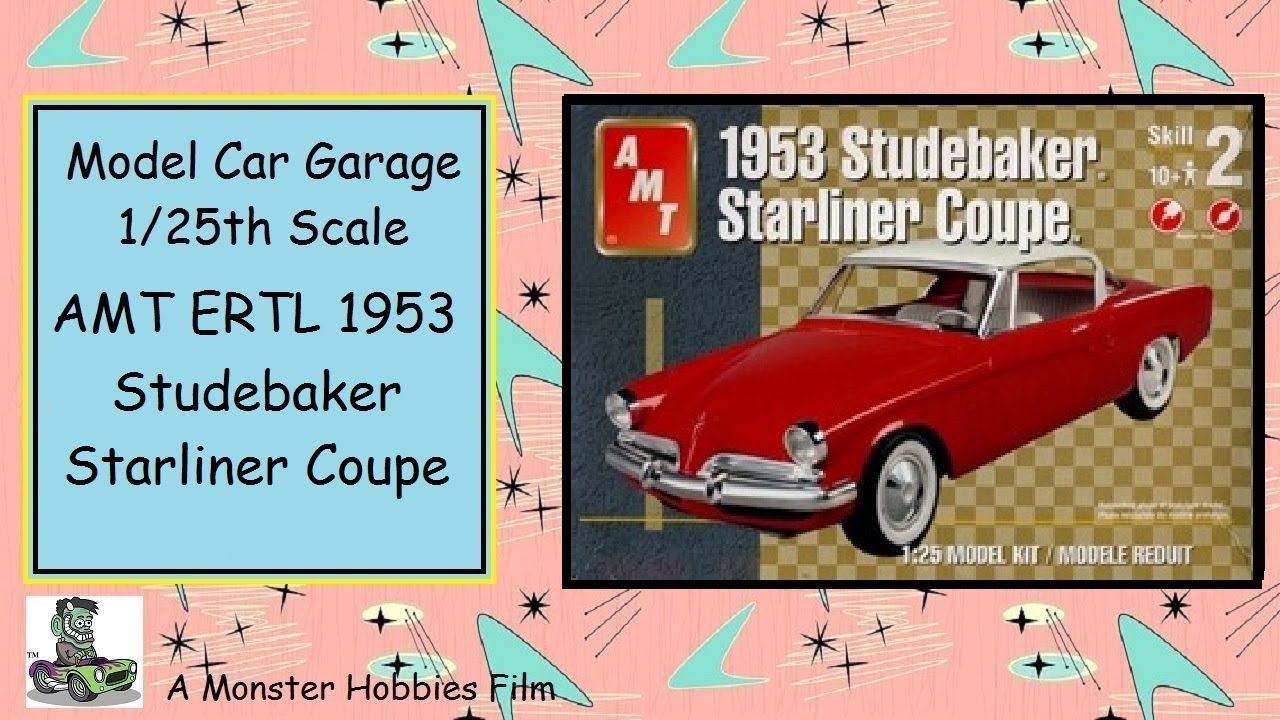Model Car Garage - 1953 Studebaker Starliner Coupe Model Kit By