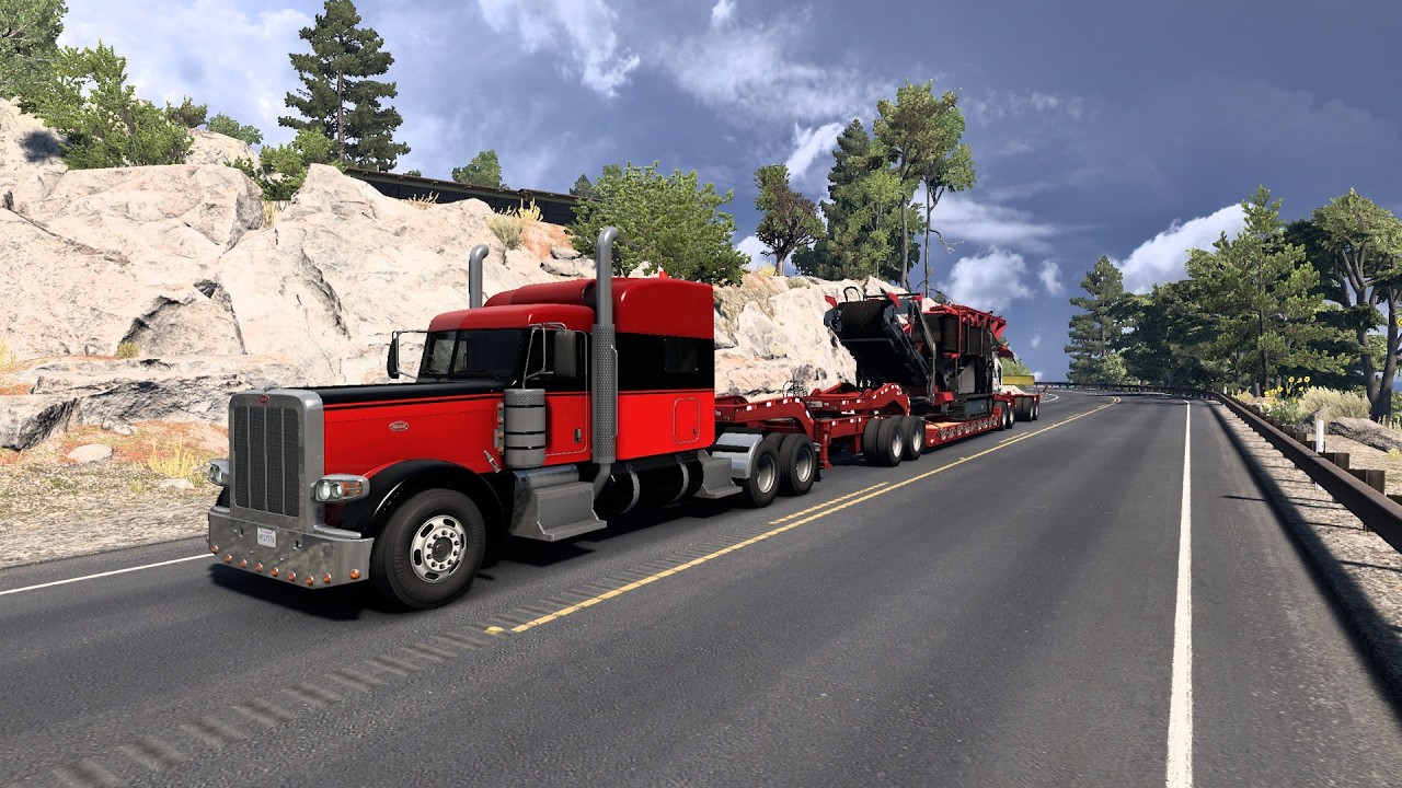 Transportamos una Criba Móvil - American Truck Simulator #73