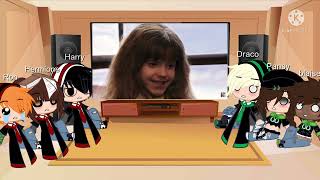 HP Characters react to the Golden Trio||Gacha Club||first reaction video so it isn’t great||
