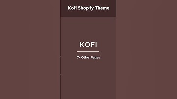 Kofi - Coffee Shopify Theme #shopify #shopifytheme