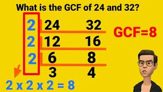 How to get the Greatest Common Factor using continuous division.