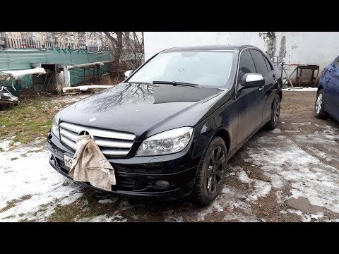 Мерседес w204. Ремонт подголовника после ДТП.