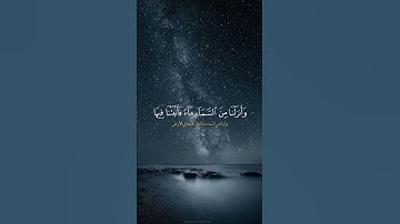 سورة لقمان خلق السماوات بغير عمد ترونها بصوت القارئ ياسر الدوسري #قرآن #قرآن_كريم  #ياسر_الدوسري