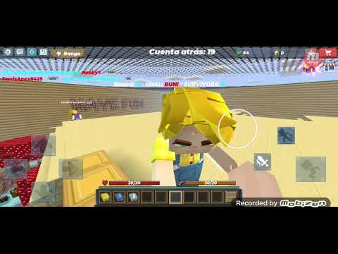 Jugando blockman go tnt tag (termina inesperado el final😅)