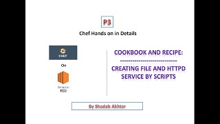 Chef Recipes for Creating files and Installed httpd Service | By Shadab Akhtar | +91-9148627170