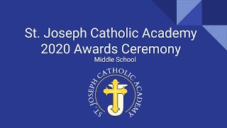 2020 SJCA Middle School Awards Ceremony HD 720p