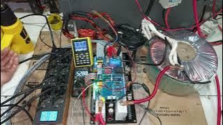 251111FBG143CC Test Pengujian Inverter Pure Sine Wave EGS002 32 Mosfet TO-247 48V