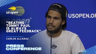 Carlos Alcaraz Press Conference | 2026 US Open Round 4