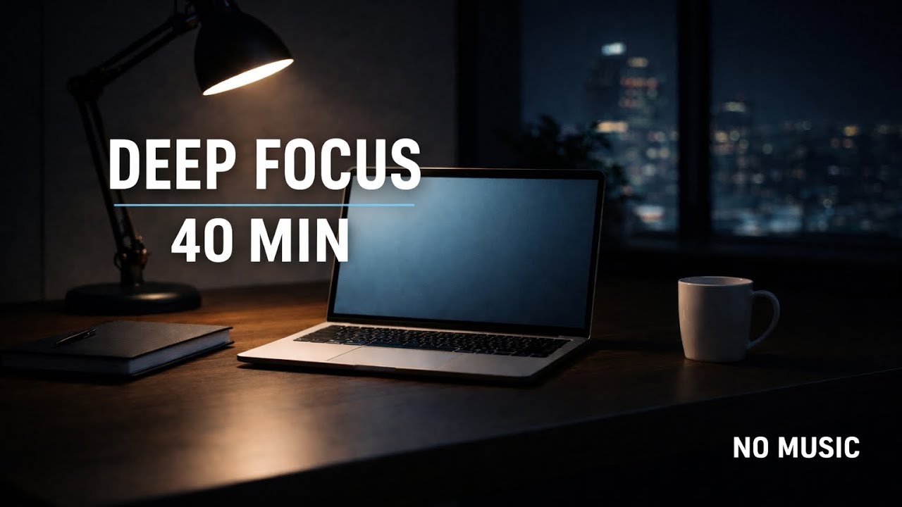 Focus Music 40 Minutes – Work Flow Session for Office & Coding