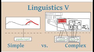 Linguistics V: Simple and Complex Symbols