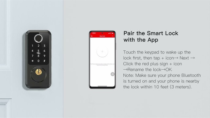 Hornbill smart lock app bluetooth pairing screenshot