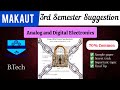 MAKAUT Analog and Digital Electronics 3rd Semester Suggestion #makaut 