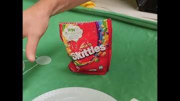Skittles & sugar science experiment