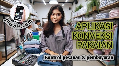 APLIKASI KASIR KONVEKSI PAKAIAN / APLIKASI KASIR KONVEKSI BAJU / APLIKASI KASIR JASA KONVEKSI