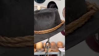 Making arthur morgan’s hat #handmade #ceramic #art #cowboys #clay #arthurmorgan #whyhats
