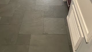 Versailles pattern slate tiles install