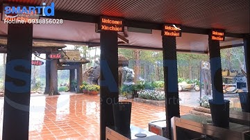 Bảng LED hiển thị thông tin vé hệ thống bán vé và kiểm soát vé Qrcode ra vào khu vui chơi, KDL