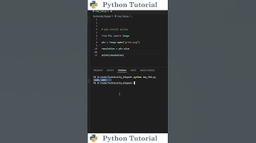 Get Image Resolution With Python | Python Tutorial