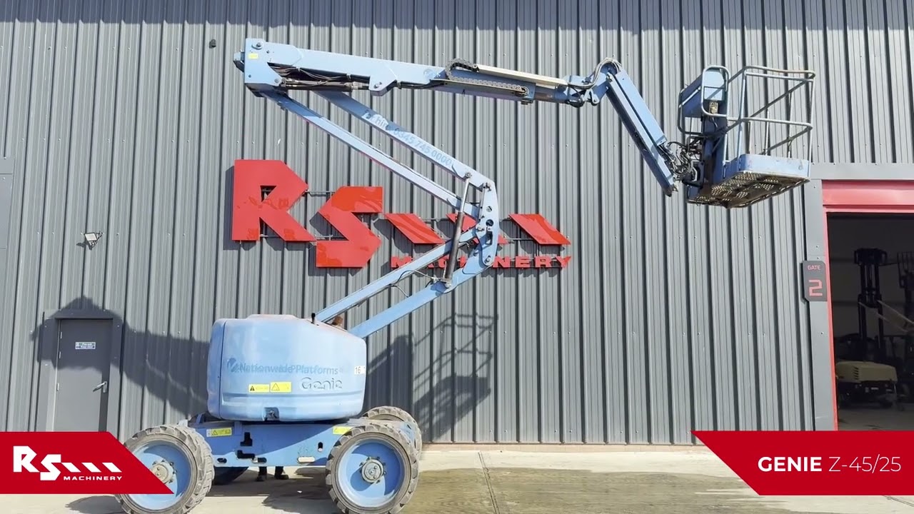GENIE Z-45/25 - 16M CHERRY PICKER - RS MACHINERY HIRE AND SALES
