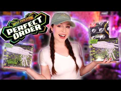 Opening a Pokémon Perfect Order BOOSTER BOX and TWO ETBs!