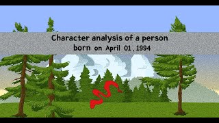 Personality analysis born 01 April, 1994 #Personality