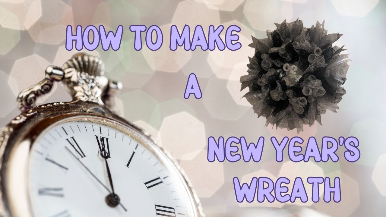Create a New Wreath for the New Year | New Years Wreath | Cruffle Design