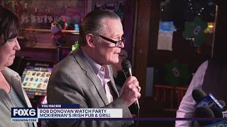 Milwaukee mayor race: Donovan campaign watches results | FOX6 News Milwaukee