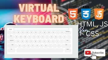 Virtual Keyboard Using HTML JS and CSS with Source Code