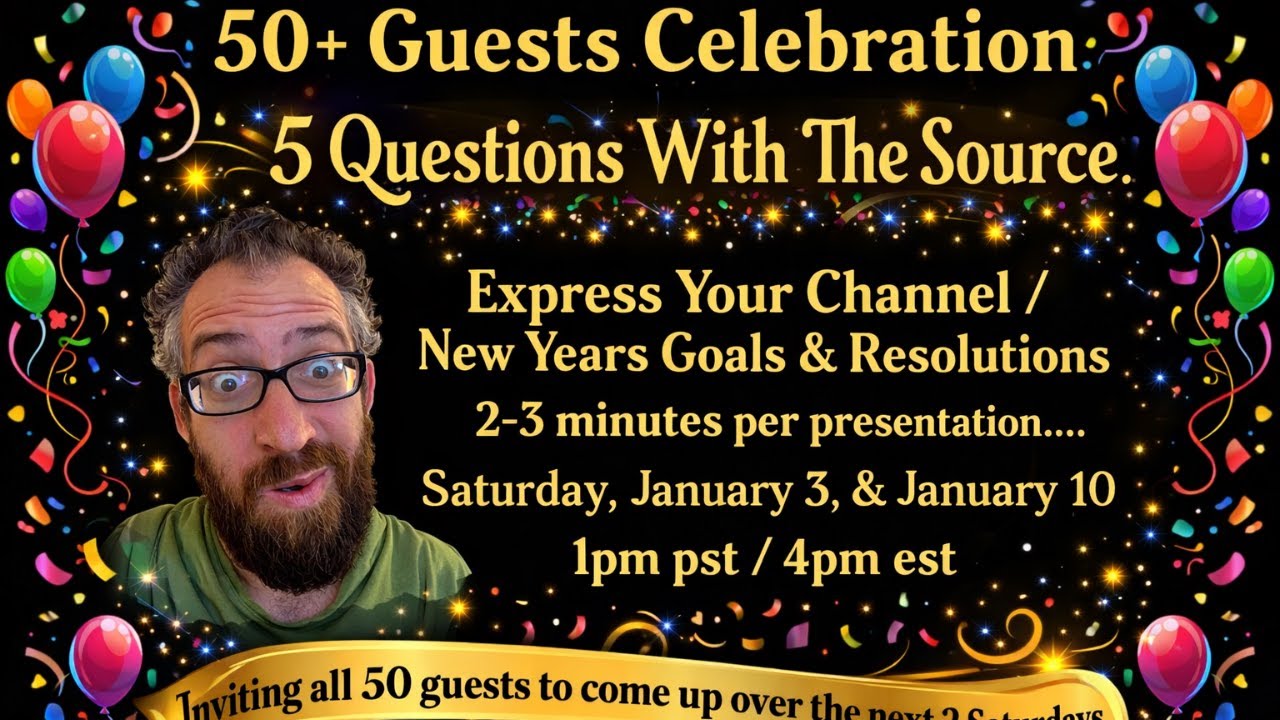 (Pt.2) 50+ GUESTS CELEBRATION 🎉  5 Questions With The Source: