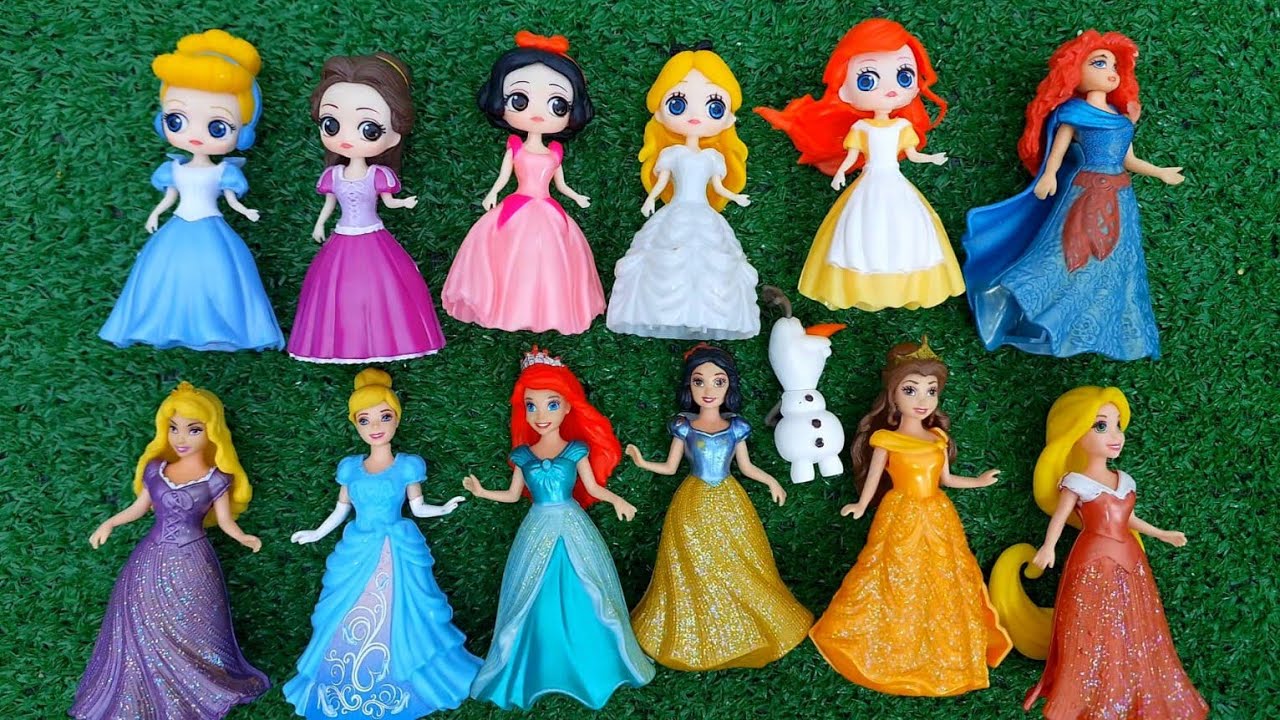 Cute Miniatures Disney Princess Frozen ELSA & Annall! elsa satisfying unboxing
