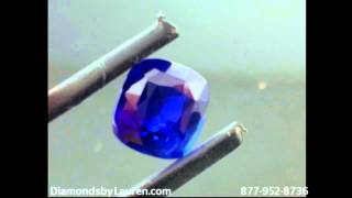 Natural Blue Sapphire- Unheated and graded by GIA r6131