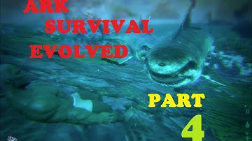 ARK SURVIVAL EVOLVED PART 4 DEATH BY CARNO + MEGALODON