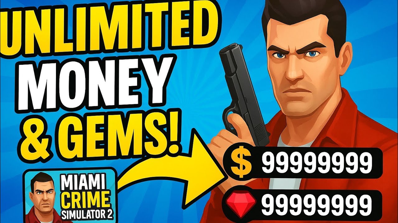 🔥 UNLIMITED MONEY & GEMS in Miami Crime Simulator 2 💸 | 100% Working Hack! 💥