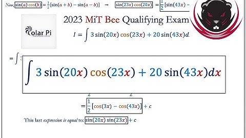 2023 MiT Integration Bee Qualifying Exam [Problem 16]