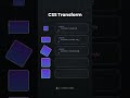 Learn CSS Transform Css Code Frontend