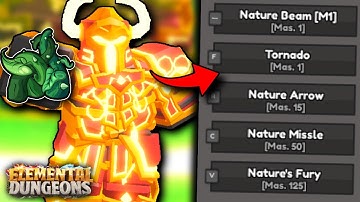Is NATURE a GOOD ELEMENT?! - Elemental Dungeons NATURE ELEMENT OVERVIEW