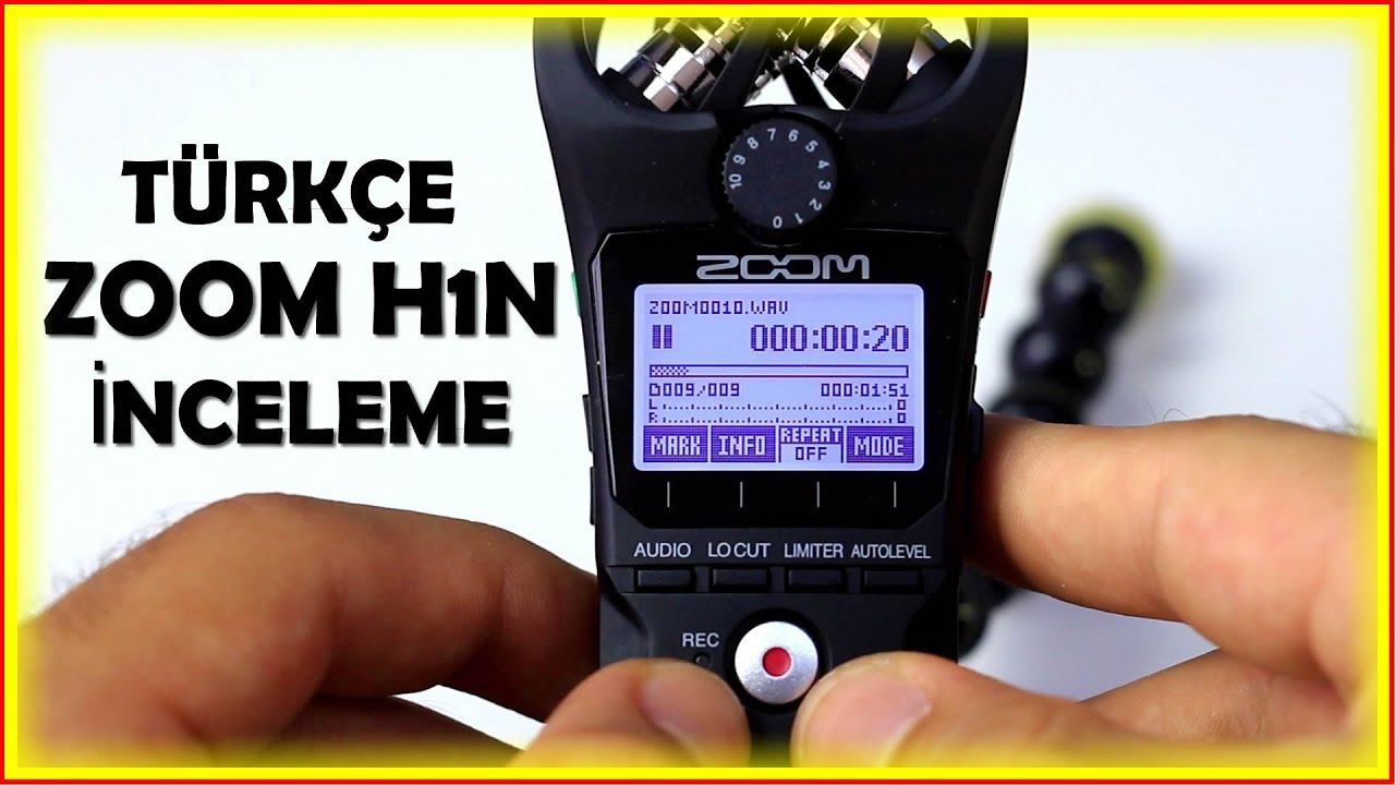 ZOOM H1N SES KAYIT CİHAZI AYRINTILI TÜRKÇE İNCELEMESİ - YouTube