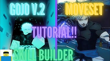 Shinjuku Gojo Moveset V2.0 for Jujutsu Shenanigans Counter boss *SKILL BUILDER* Tutorial!!!